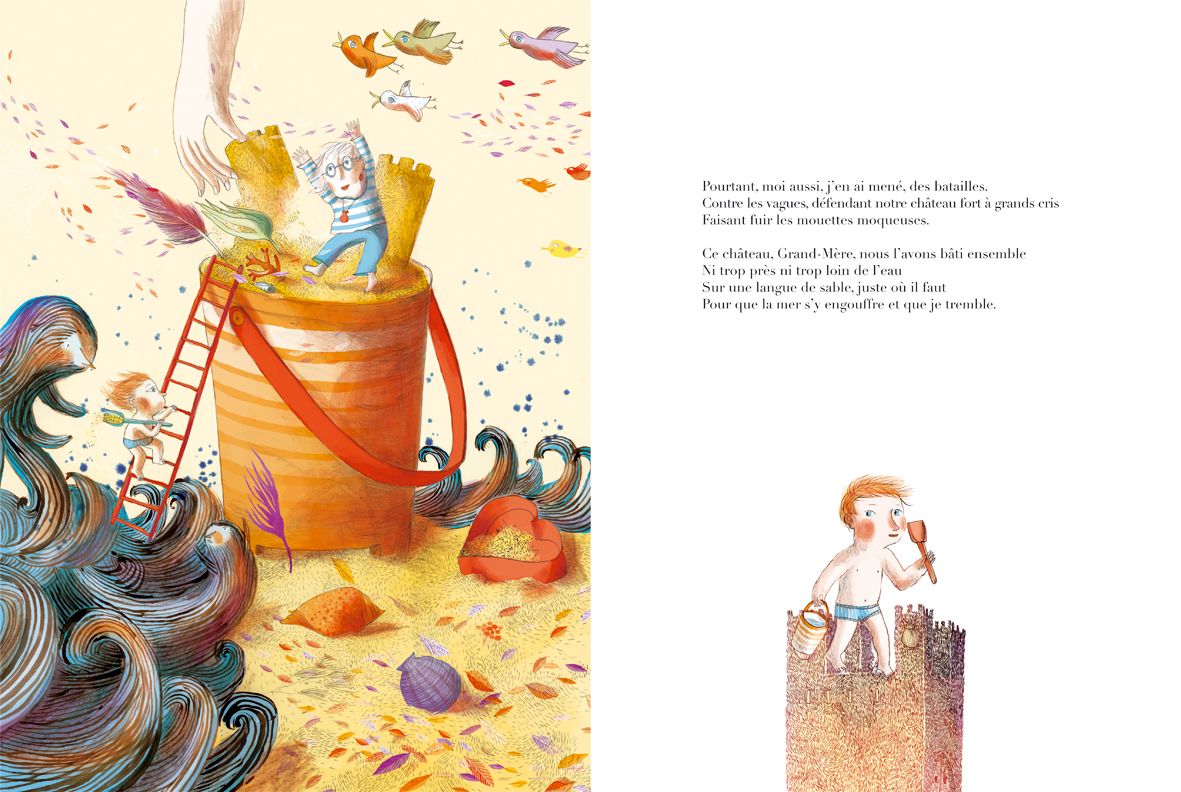 J’ai mis du sable dans mon cartable Éditions Sarbacane