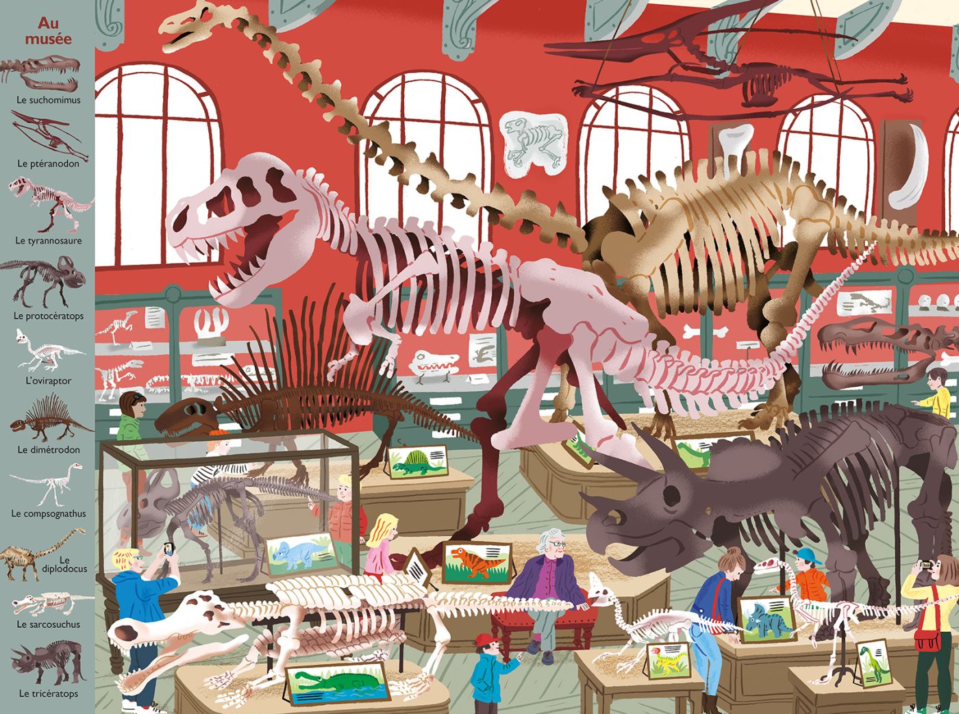 Mon grand tour du monde des dinosaures - Éditions Sarbacane