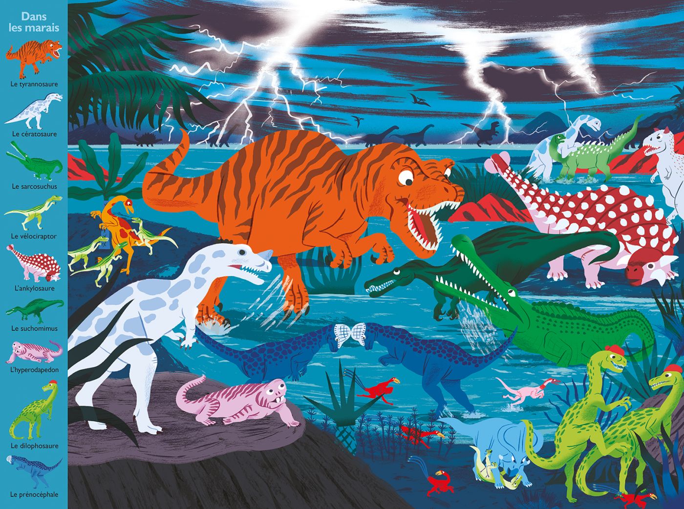 Mon grand tour du monde des dinosaures - Éditions Sarbacane