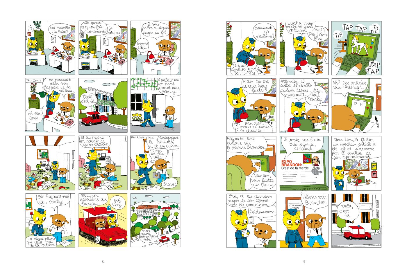 Commissaire Toumi Le crime était presque pas fait Éditions Sarbacane