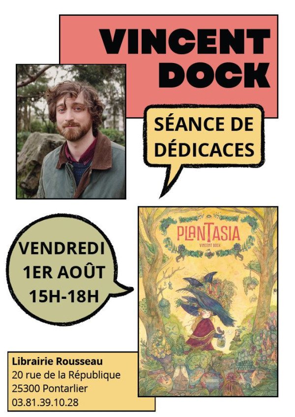 Dédicace - Vincent Dock