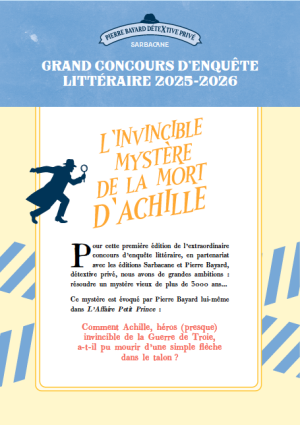 Grand Concours d’enquête littéraire 2025-2026
